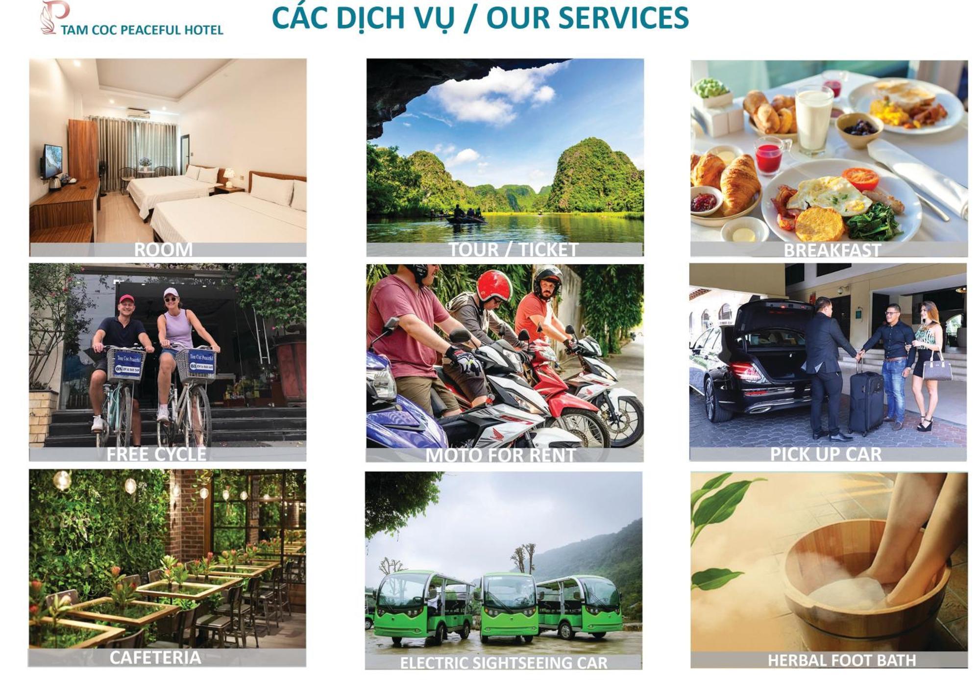 Tam Coc Peaceful Hotel Ninh Binh Zewnętrze zdjęcie
